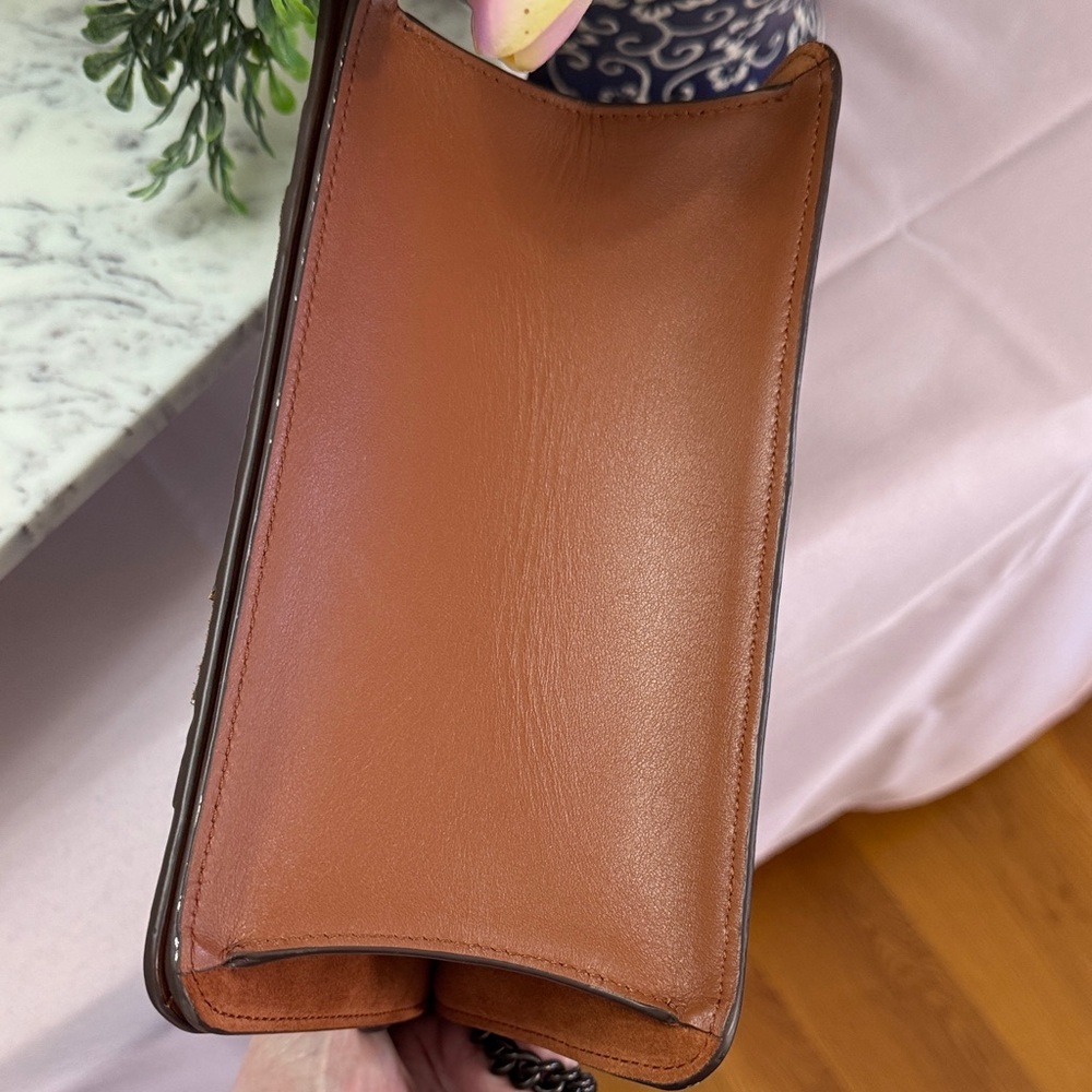 Coach Parker Exotic Top Handle Suede interior PRISTINE - Picture 15 of 16